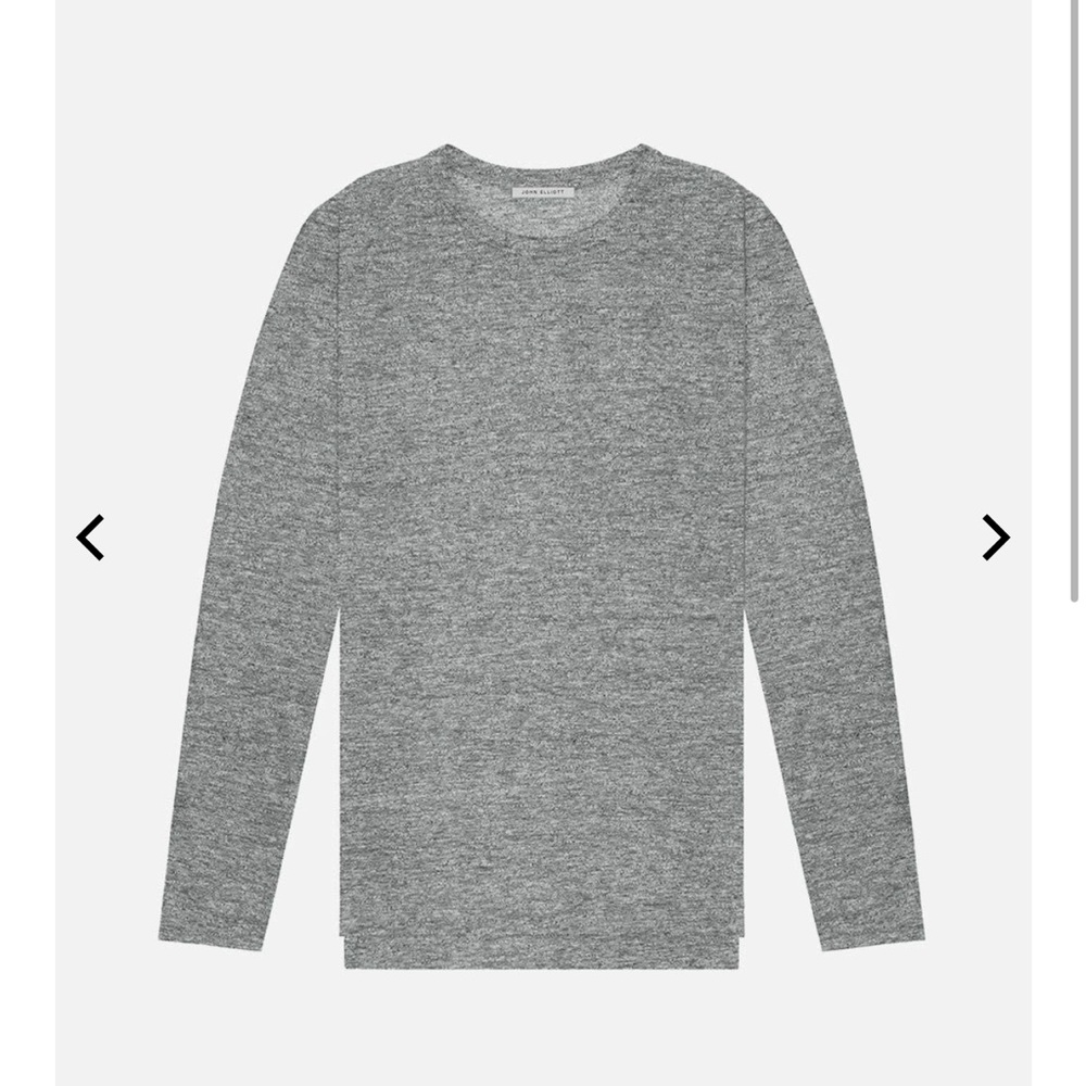 John Elliott Grey Long Sleeves